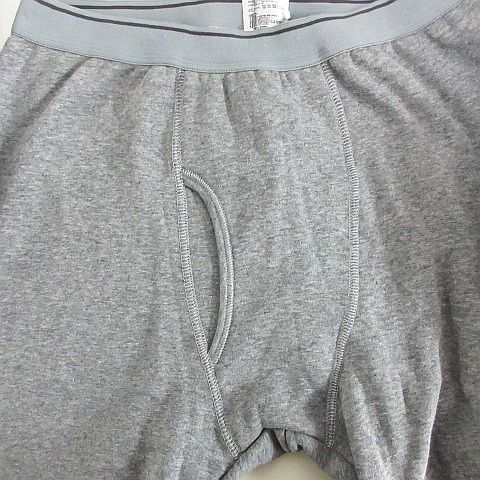 未使用品 三和株式会社 セットアップ 上下 インナーウェア シャツ 長袖 タイツ ロング丈 裏ボア ストレッチ LL グレー ※EKM メンズ