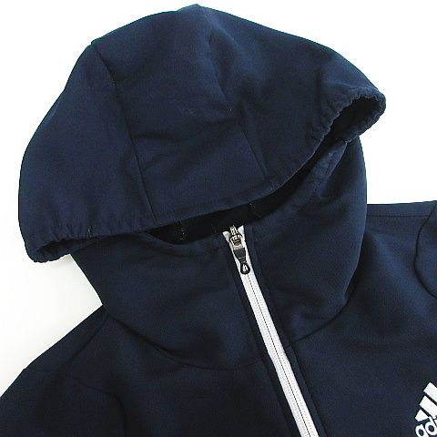 アディダス adidas ジャージ ジャケット 長袖 フード ジップアップ 