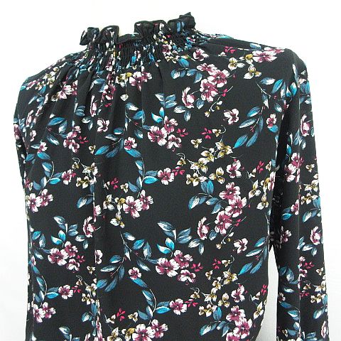 メキシコ 花柄刺繍 umgee USA 花柄 ワンピース チュニック S