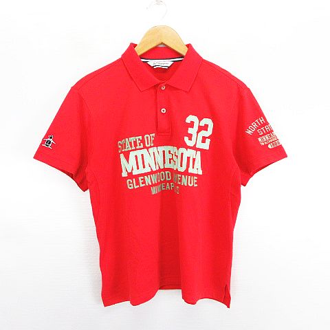 マンシングウェア MUNSINGWEAR R.line ポロシャツ 半袖 ロゴ 英字