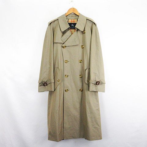 BURBERRY ノバチェック ロング トレンチコート ベージュ M相当 BURBERRY バーバリー トレンチコート ロングコート ノバチェック M
