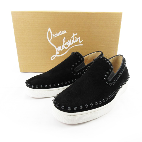 未使用品 クリスチャンルブタン Christian louboutin スリッポン 
