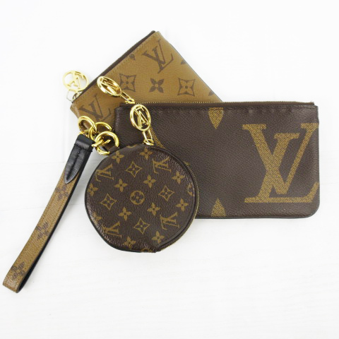 ルイヴィトン LOUIS VUITTON M68756 ポシェットトリオ ポーチ コイン 