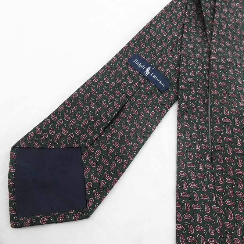 ラルフローレン RALPH LAUREN ネクタイ ペイズリー柄 総柄