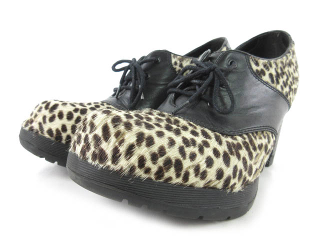 Dr. Martens US8 ドクターマーチン ヒョウ柄 ハラコ レオパード