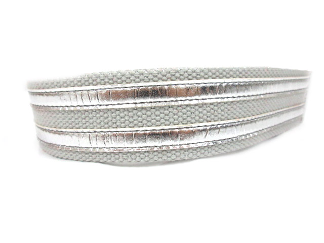 プーマ Puma ベルト ガチャ ジルコニア 装飾 シルバー グレー ｓ 90ｃｍ 小物 ゴルフ スポーツ 美品 レディース 121 ベクトルパーク