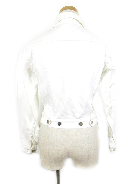 GUCCI ホワイトデニムジャケット GUCCI - GUCCI グッチ ホワイト デニムジャケット 36 GUCCI