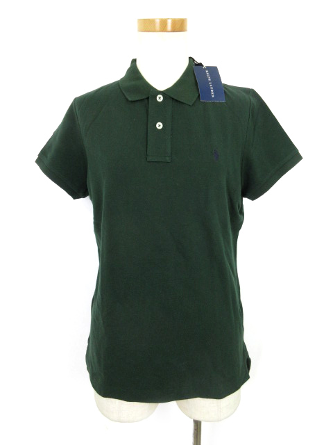 未使用品 ラルフローレン RALPH LAUREN ポロシャツ 半袖 SKINNY 鹿の子 