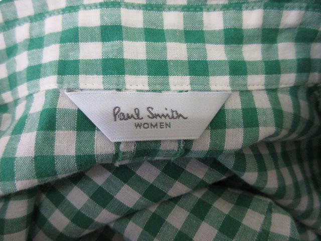 Paul Smith ポールスミス 千鳥格子 チェック 水色 黄緑 ワンピース
