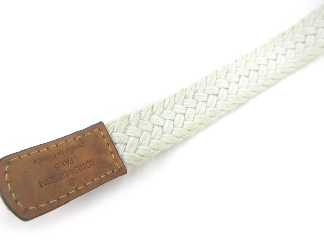 ルイヴィトン LOUIS VUITTON ブレスレット 編み込み モノグラム ロゴ 