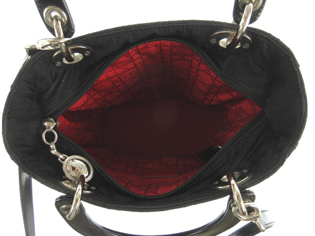 Dior ブラック キルティング ハンドバッグ Yahoo!オークション -「キルティング」(レディディオール