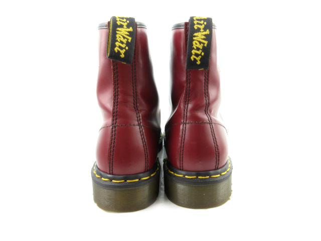 Dr.Martens レースアップブーツ レッド Dr. Martens チェリーレッド レースアップブーツ - メルカリ