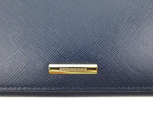 未使用品 バーバリー BURBERRY 長財布 ウォレット サフィアーノレザー 