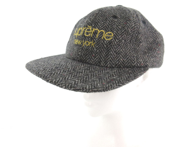 シュプリーム SUPREME キャップ ヘンリーボーン 金刺繍 NEW YORK 