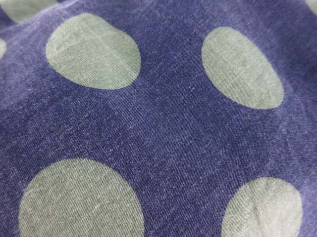 supreme ドット柄 長袖シャツ ネイビー×緑 正規品 BOX ロゴ