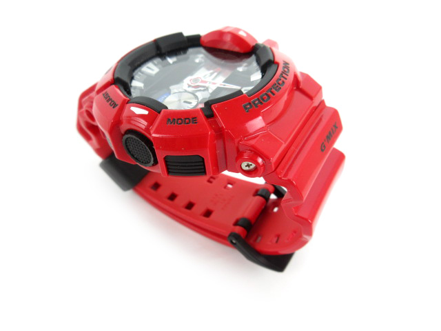 【美品】G-SHOCK GBA-400 Bluetooth®️ レッド G-SHOCK CASIO カシオ Gショック G'MIXジーミックス Bluetooth