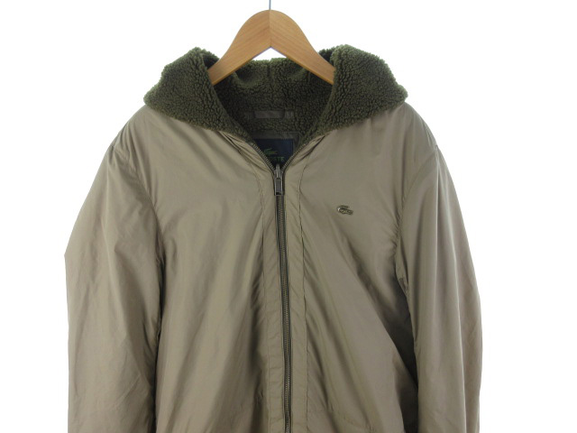 ラコステ LACOSTE ジャケット ブルゾン ジップアップ 中綿 裏