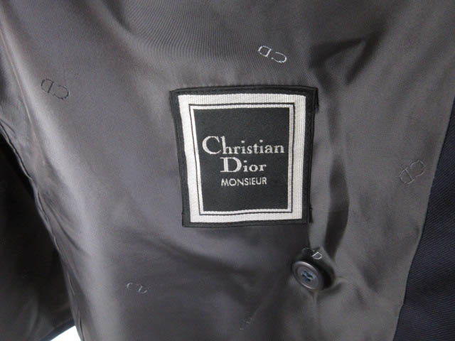 クリスチャンディオール メンズ テーラードジャケット ダブル Diorロゴ