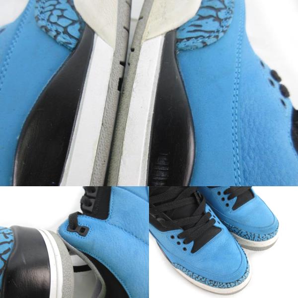ナイキ NIKE スニーカー AIR JORDAN3 RETRO POWDER BLUE エア