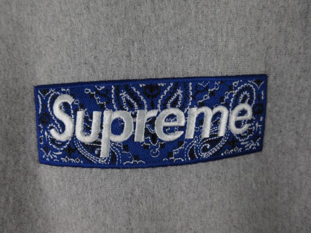 未使用品 シュプリーム SUPREME パーカー 長袖 Bandana Box Logo 