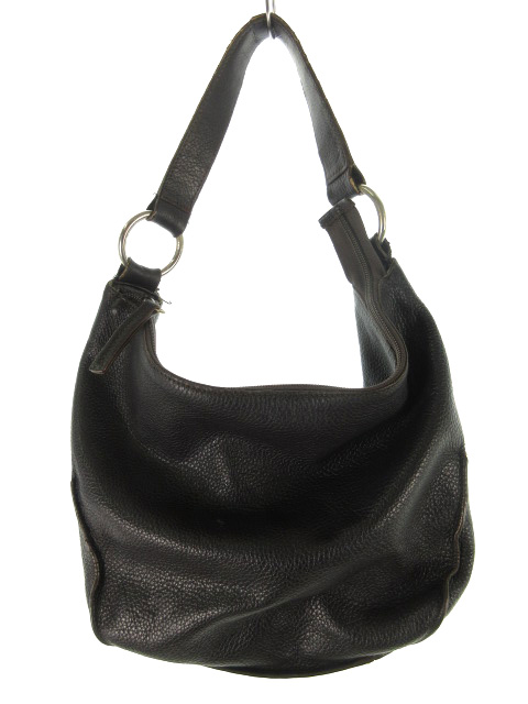 美品 フルラ シエナ ホーボー ワンショルダーバッグ 2way シボ革 グレー FURLAフルラ シエナ 2way ワンハンド ショルダーバッグ
