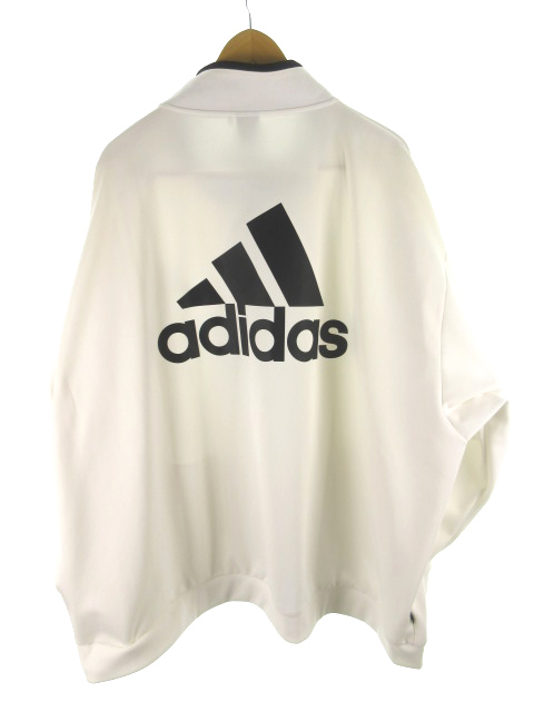 【美品】adidas トラックジャケット アディダス adidas ジャージ トラックジャケット ライン 白 ホワイト