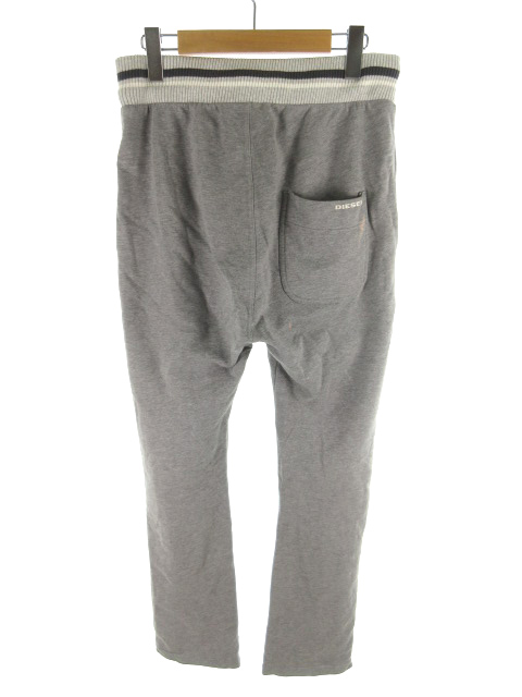 ディーゼル Diesel Loungewear スウェットパンツ イージー ジョガー ゴムウエスト 裾ボタン ロゴ グレー S ボトムス 国内正規品 メンズ 121 ベクトルパーク