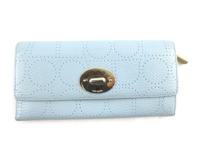 ケイトスペード KATE SPADE 長財布 ウォレット パンチング 型押し