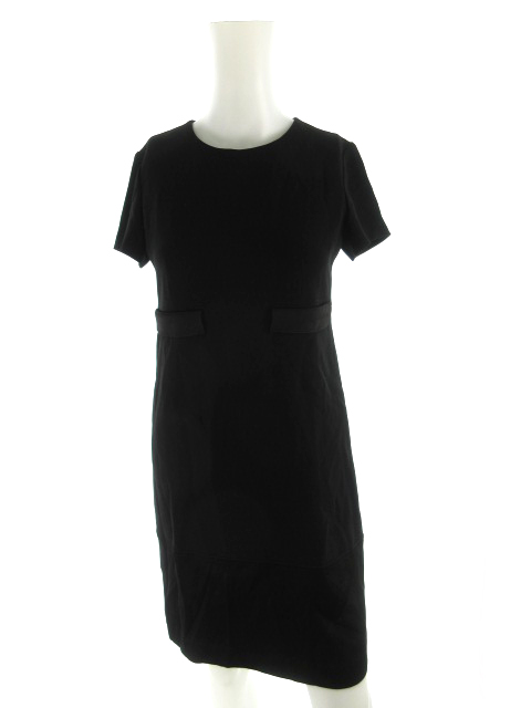ユナイテッドアローズ United Arrows ワンピース ロング 半袖 フレアー ポケット 黒 ブラック 36 レディース 121 ベクトルパーク