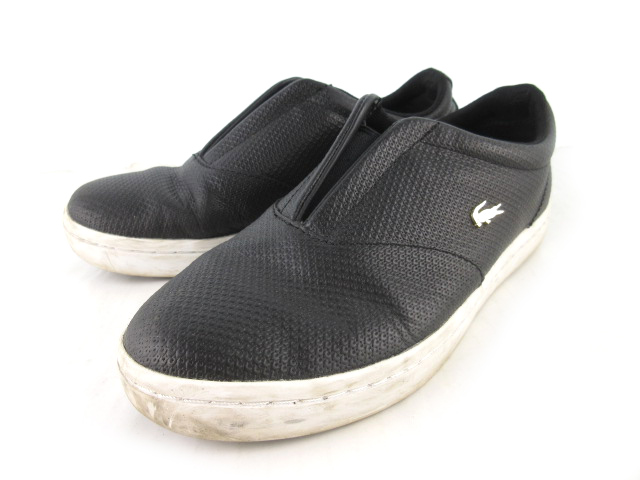 ラコステ LACOSTE スニーカー シューズ スリッポン レザー ワン 