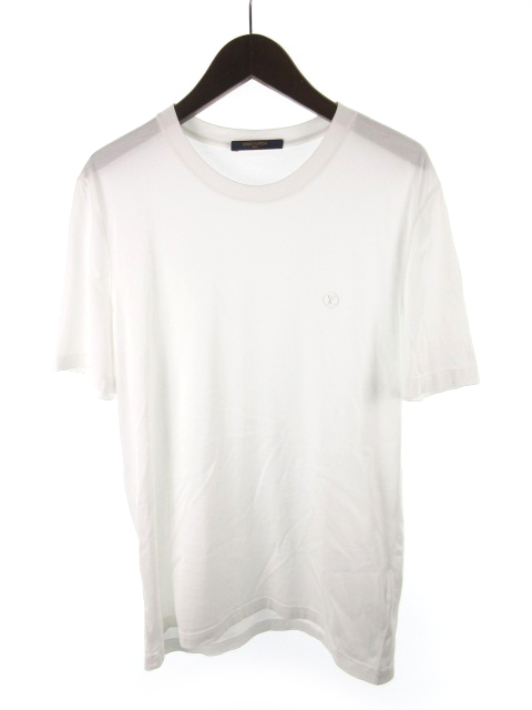 未使用品 ルイヴィトン LOUIS VUITTON Tシャツ 半袖 ロゴ 刺繍 LV  