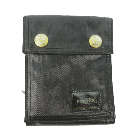 ポーター PORTER 2つ折り財布 ウォレット コーティング加工 