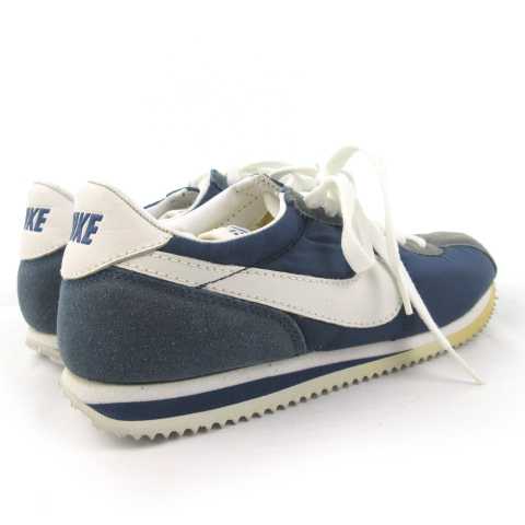 ナイキ NIKE スニーカー 8191 00 紺 ネイビー 白 ホワイト