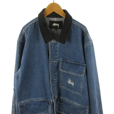 ステューシー STUSSY カバーオール ワークジャケット デニム Gジャン 