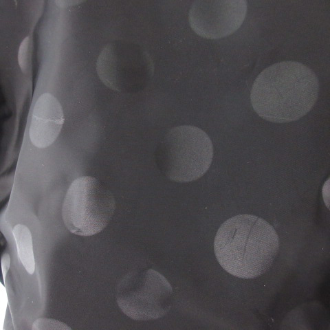 アニエスベー ボヤージュ Agnes B Voyage トートバッグ ドット 水玉柄 黒 ブラック ポリエステル エナメル 鞄 レディース 121 ベクトルパーク