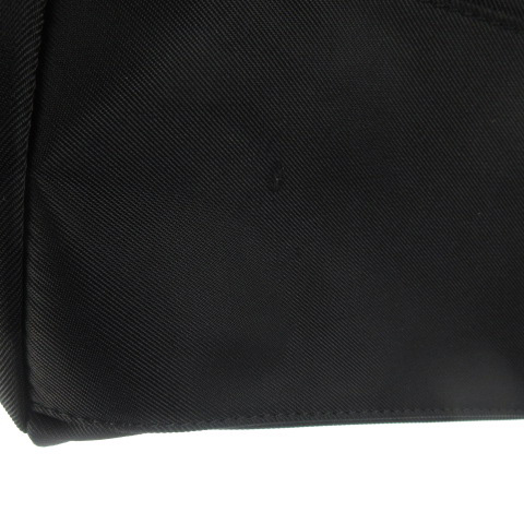 ポールスミス PAUL SMITH トートバッグ 持ち手レザー ライン 黒