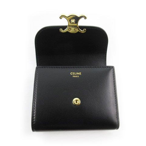 未使用品 セリーヌ CELINE スモール フラップウォレット 三つ折り財布  