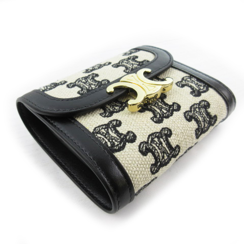 未使用品 セリーヌ CELINE スモール トリオンフ ウォレット トリオンフ  