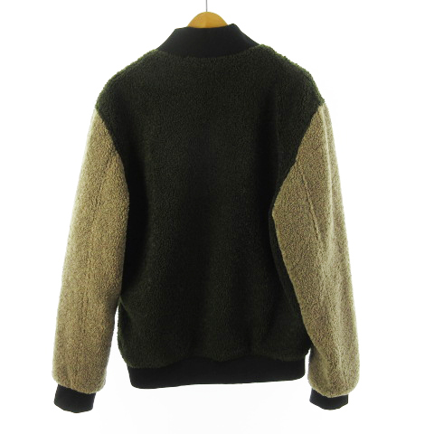 ザラマン Zara Man フリース ボアジャケット ブルゾン オリーブ ベージュ ブラック 緑 黒 M 40 アウター メンズ 121 ベクトルパーク