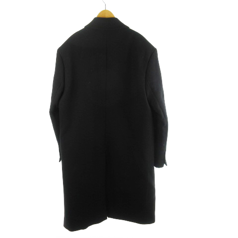 ザラマン Zara Man チェスターコート ロング 黒 ブラック ウール 44 Xl 大きめ アウター メンズ 121 ベクトルパーク