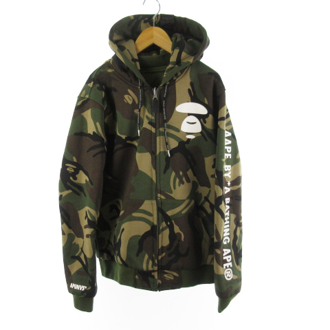 未使用品 アベイシングエイプ A BATHING APE パーカー ジップアップ 