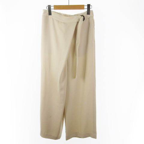 ジャーナルスタンダードレサージュ Journal Standard L Essage ワイドパンツ ゴムウエスト オフホワイト アイボリー 36 ボトムス レディース 121 ベクトルパーク