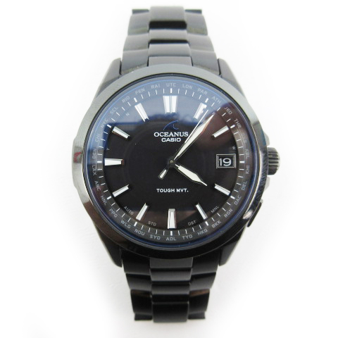 カシオ CASIO OCEANUS オシアナス OCW-S100B-1AJF チタン 電波ソーラー 