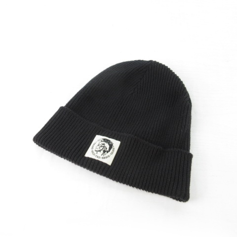 DIESEL ニット帽 黒 DIESEL ニット帽 ユニセックス DIESEL