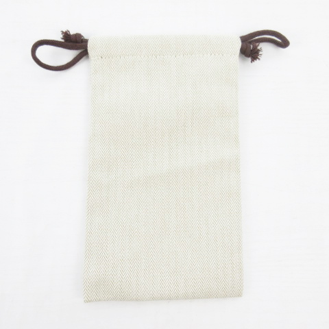 未使用品 エルメス HERMES 保存袋 布袋 巾着 純正 21.5cm×12.5