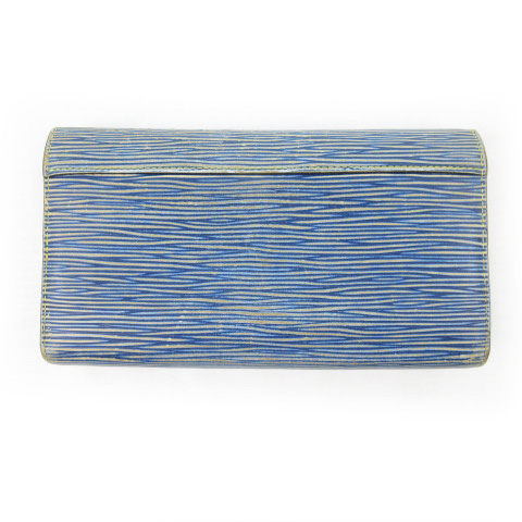 ルイヴィトン LOUIS VUITTON 長財布 ウォレット エピ デニム ツイスト  