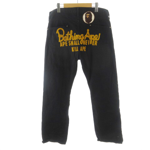 アベイシングエイプ A BATHING APE チノパン パンツ APE SHALL NEVER 