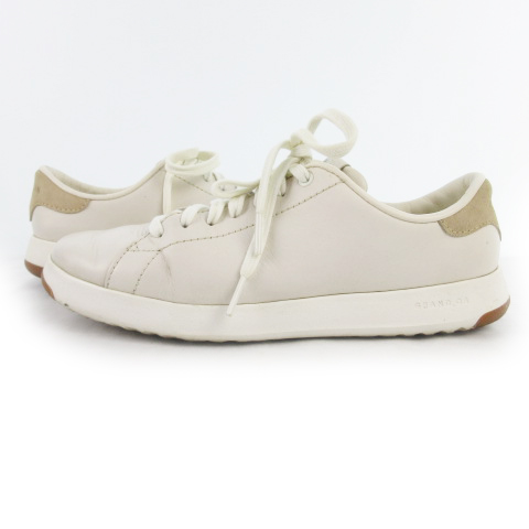 コールハーン Cole Haan スニーカー Grand Sport Lace Ox テニス W027 白 ホワイト レザー 軽量 6b 約23ｃｍ 靴 レディース 121 ベクトルパーク