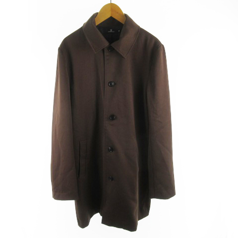 Mono Mart モノマート ステンカラーコート ロング 茶 ブラウン M アウター メンズ 121 ベクトルパーク