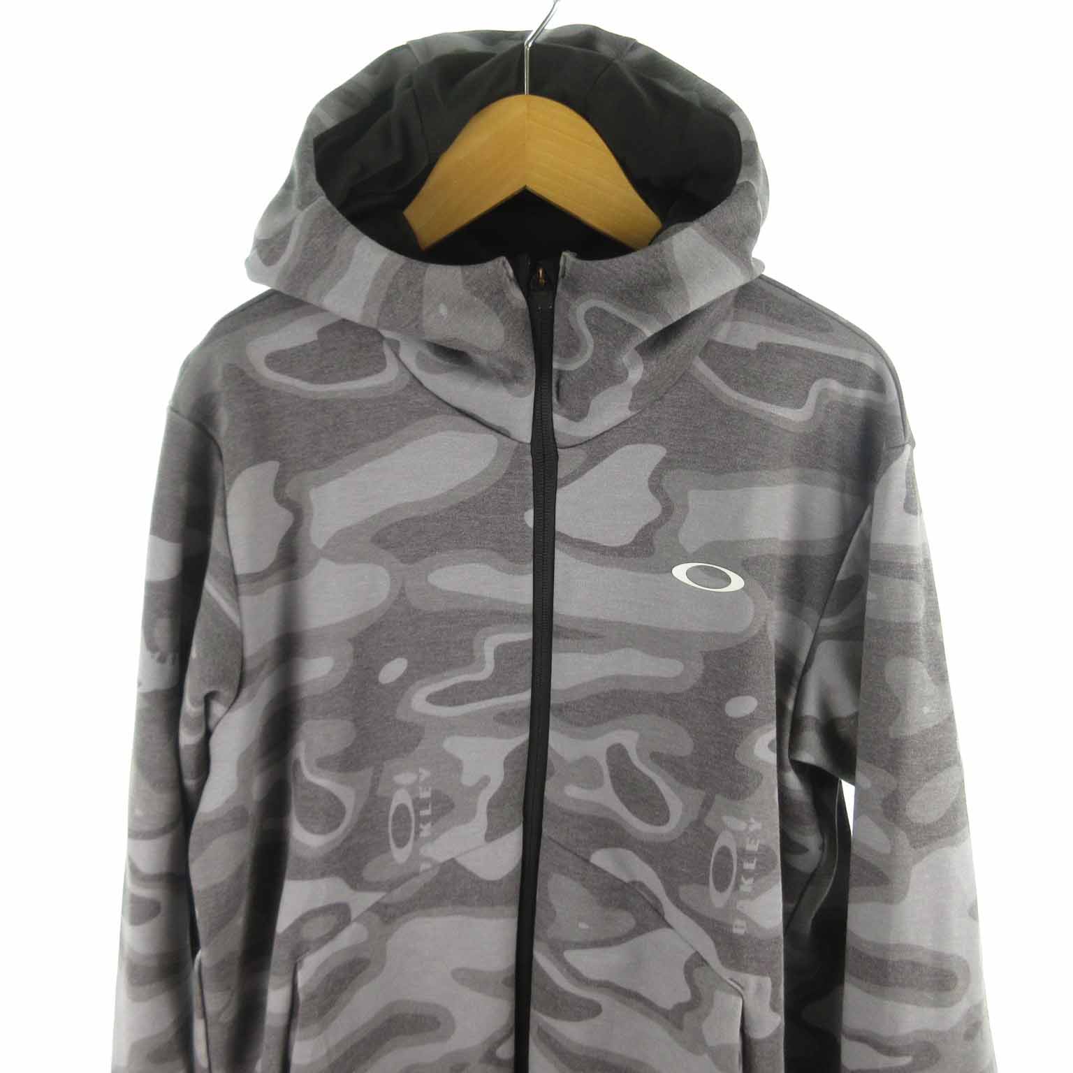 オークリー OAKLEY パーカー スウェット ジップアップ プリント